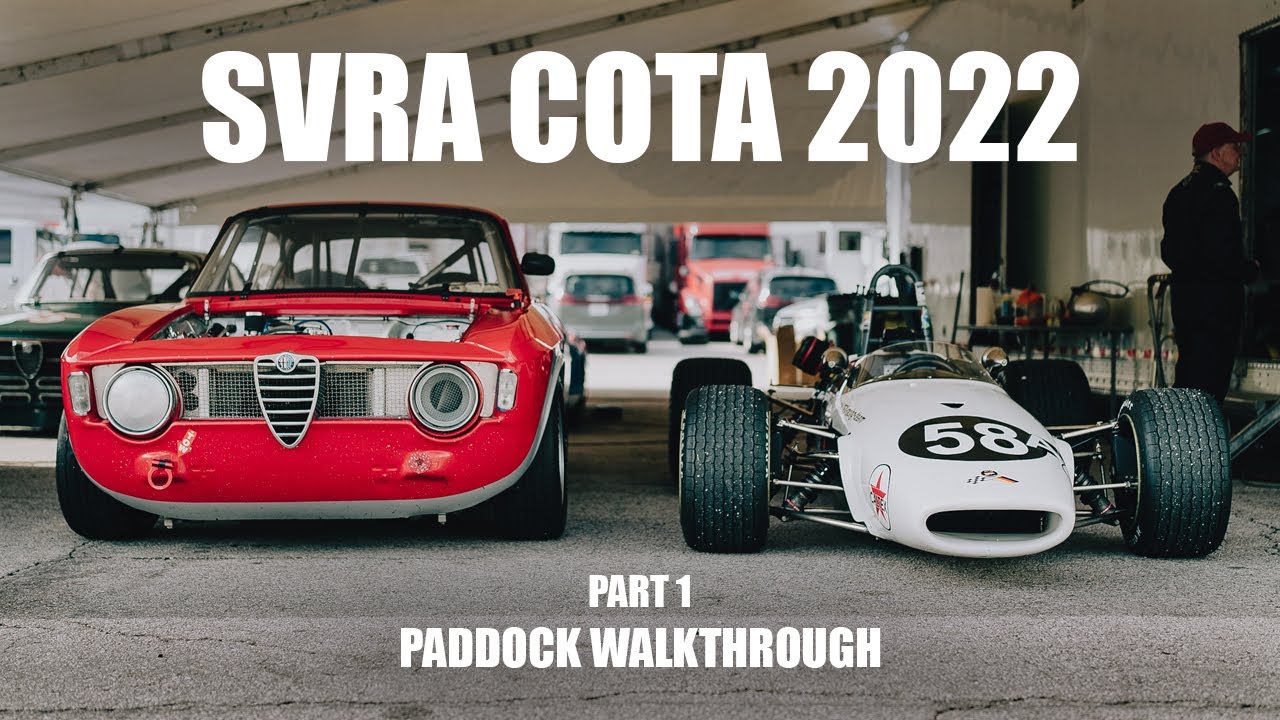 SVRA COTA 2022 Paddock Walkaround [ 4k] *No Music* Part 1 of 2