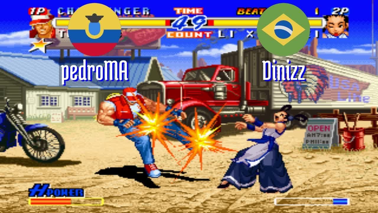 FT5 @rbff2h: pedroMA (EC) vs Dinizz (BR) [Real Bout Fatal Fury 2 rbff2 Fightcade] Jan 5