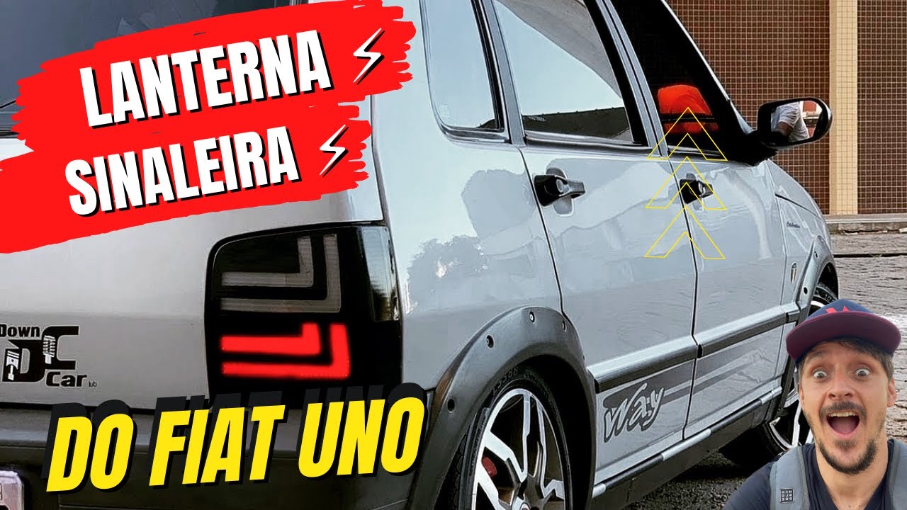 LANTERNA FIAT UNO MODIFICADA FUME