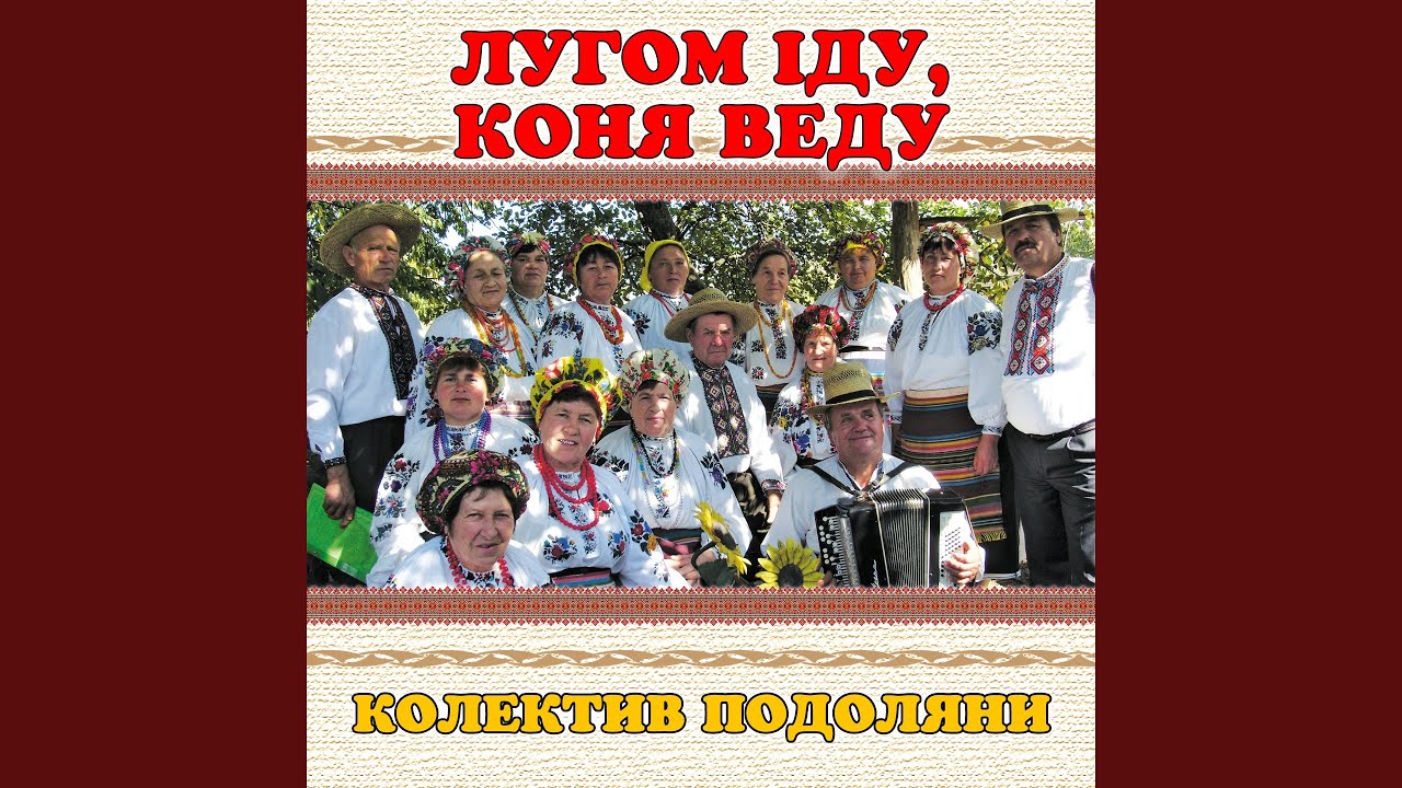 Лугом іду, коня веду