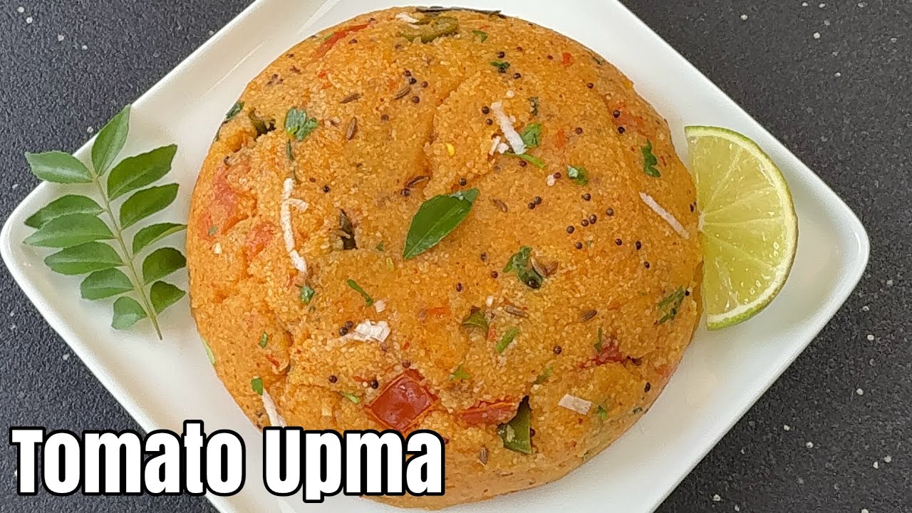 Tomato Rava Upma Without Onion -Garlic | टमाटर रवा उपमा बिना प्याज लहसुन | Rava Ki Upma | Nirav