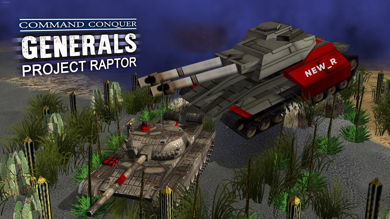 Стратегия Генералы, Жанр RTS, мод Project Raptor War Commanders 9.1.25 | 10.01.2026 #975