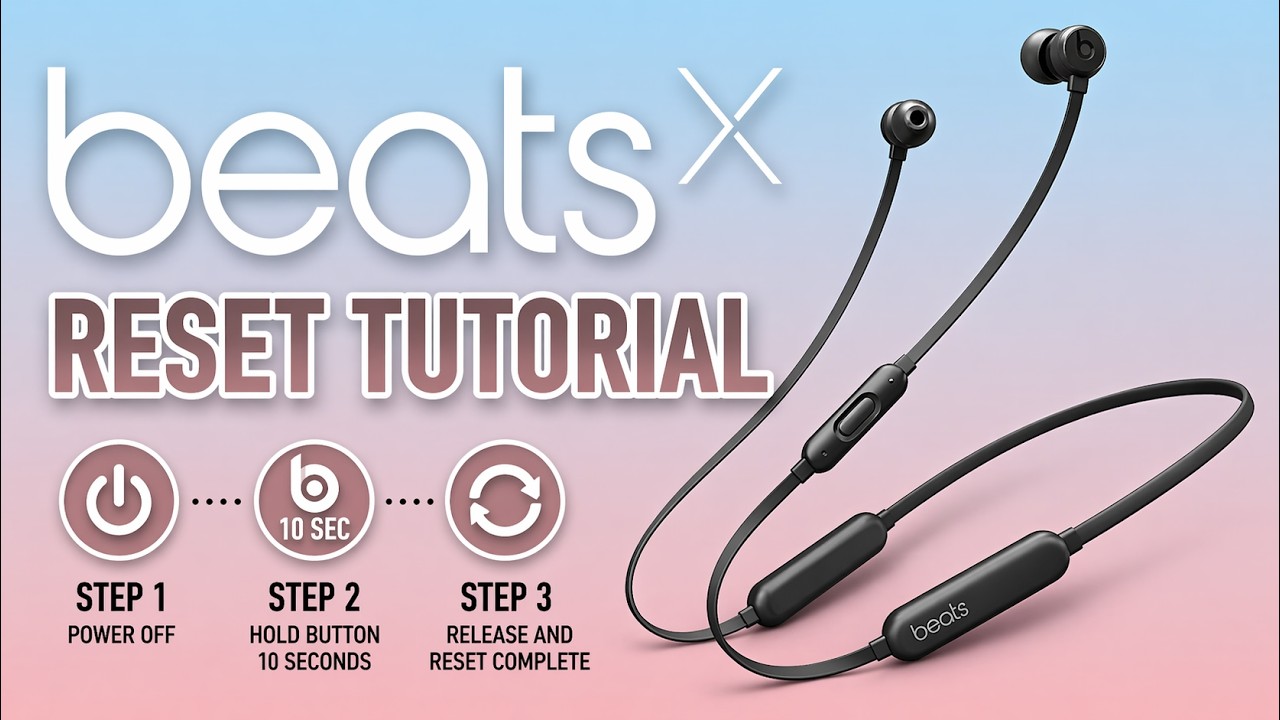 Beats By Dre Beats X: как сбросить настройки | Руководство по сбросу настроек