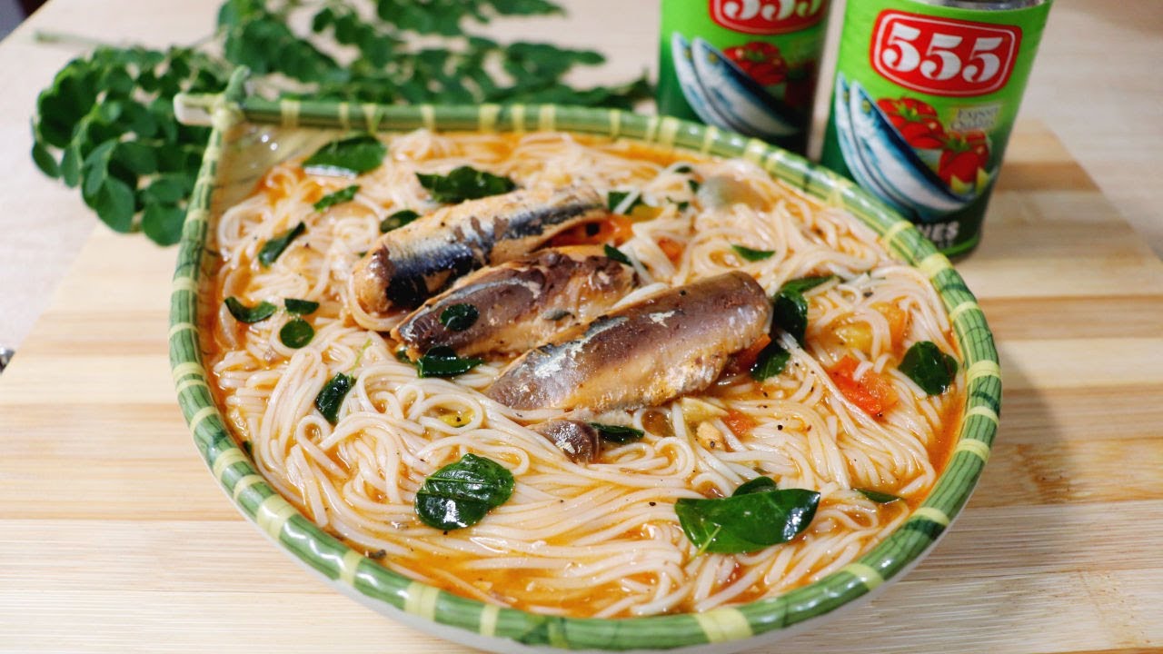 Ginisang Sardinas with Misua (ECQ Edition)