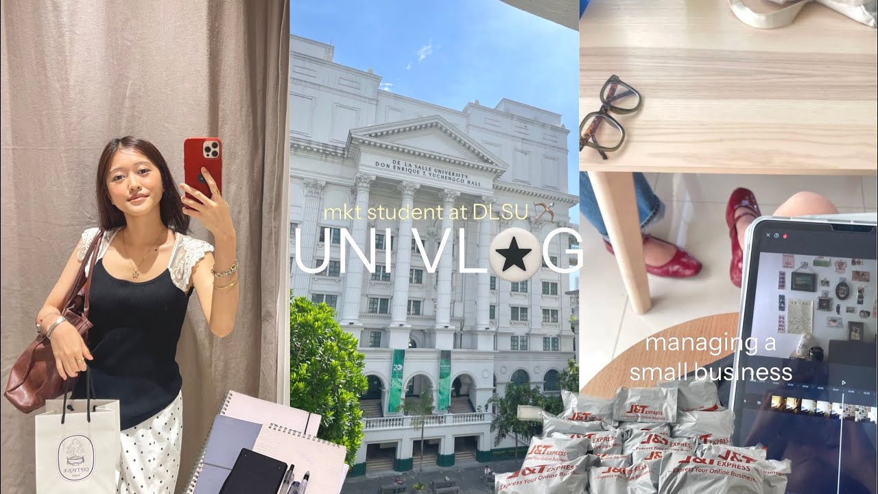 Университетский видеоблог ⭐️ Реалистичная первая неделя обучения на факультете маркетинга в DLSU ...