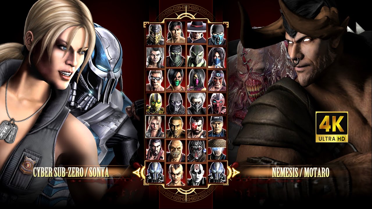 Игра за Cyber Sub-Zero MK Onslaught & Klassic Sonya MK 11 в Mortal Kombat Komplete Edition на PC Exp