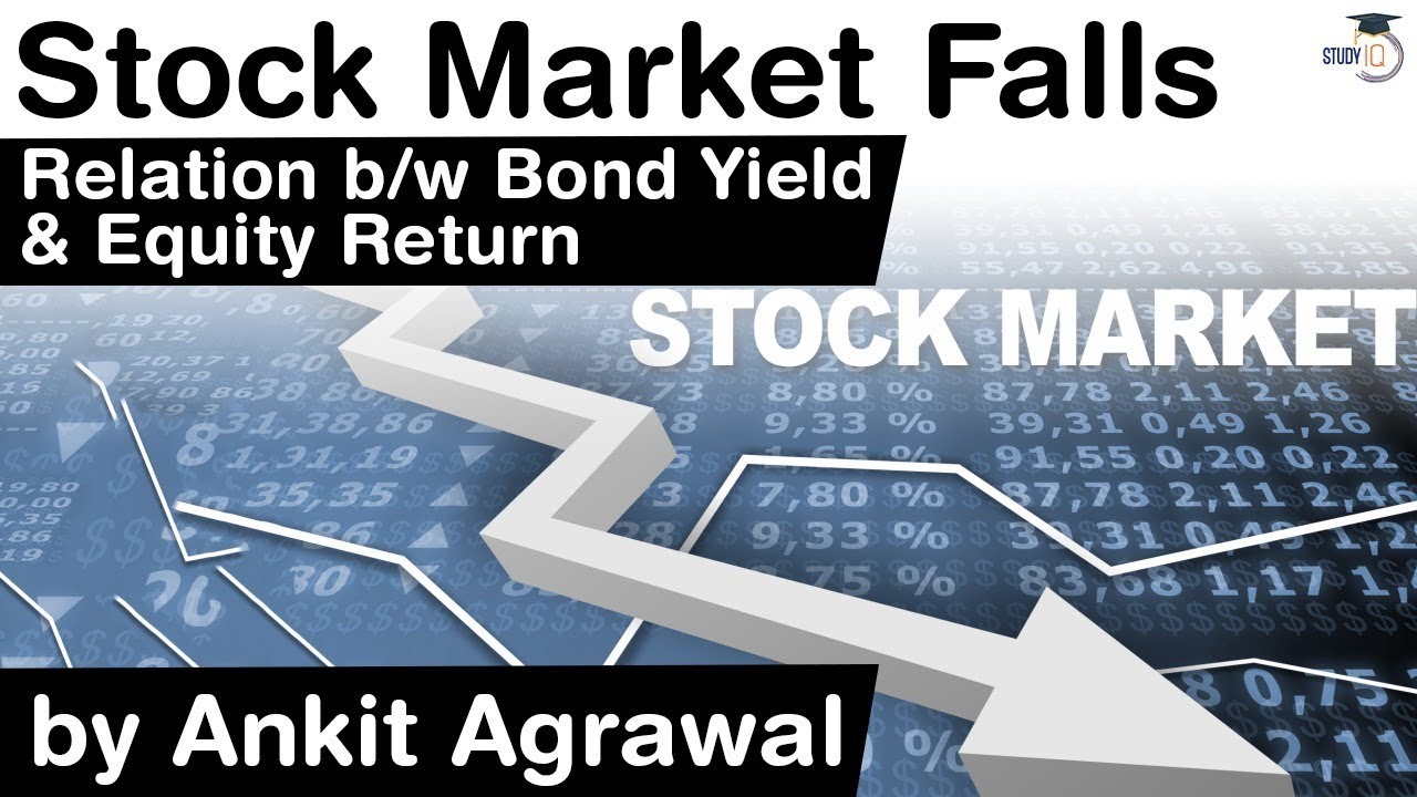 Stock Market Crash know the reasons behind it - Relation between Bond Yield & Equity Return #UPSC