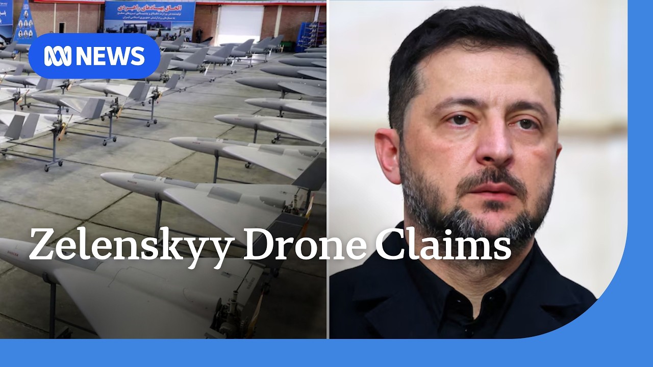 Zelenskyy says Russia is supplying Iran with drones, intelligence | ABC NEWS