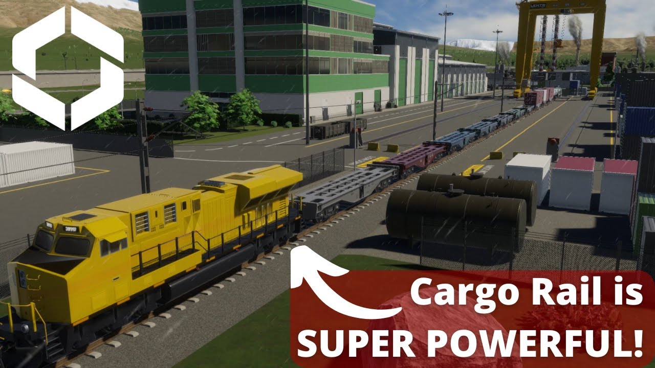 Adding Cargo Trains – Cities Skylines 2 – Waterway Pass – Let's Play – 6
