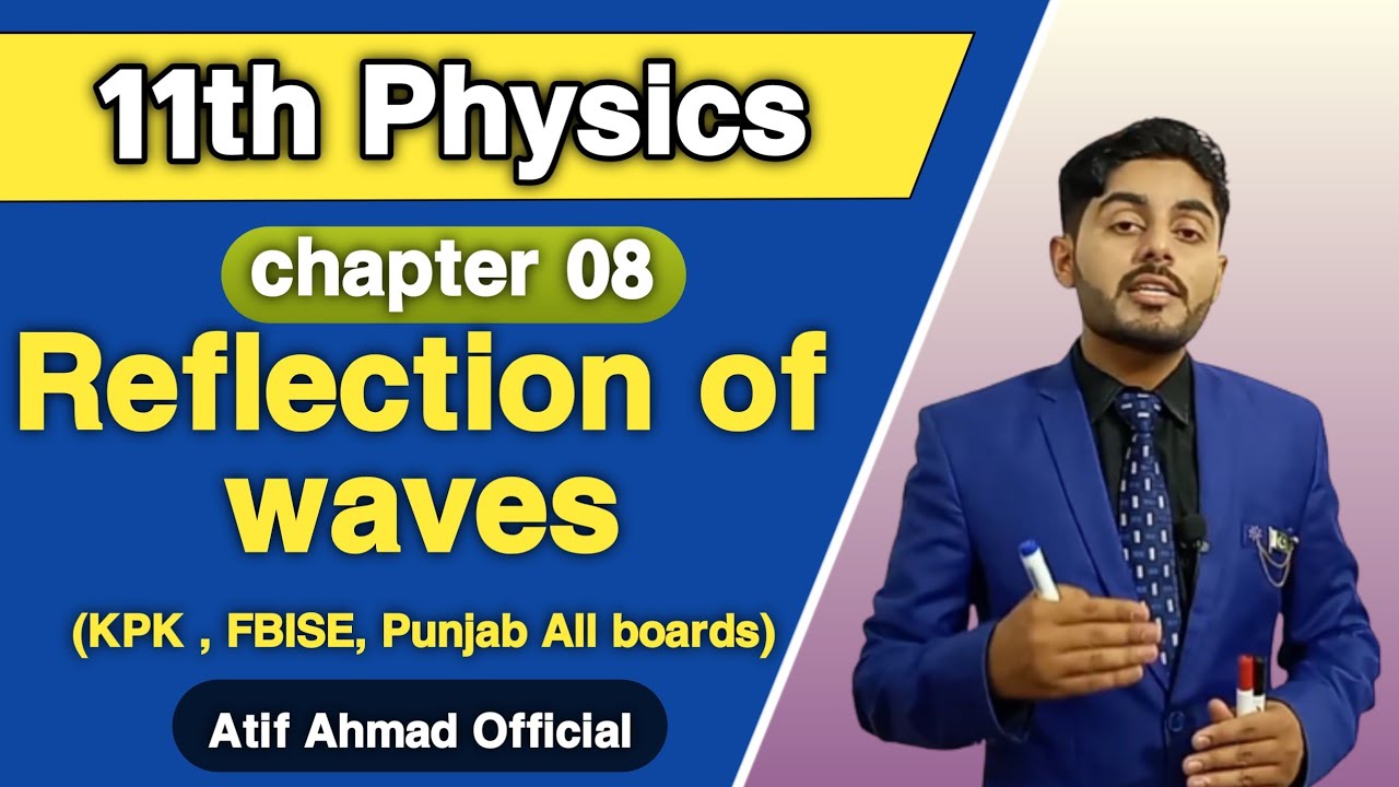 Reflection of waves class 11 | reflection of waves and phase change class 11 | 11th class physics