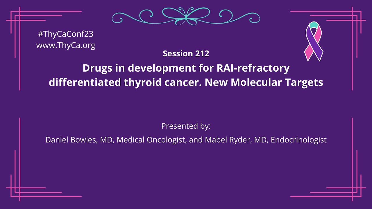 212 Drugs in development for RAI-refractory differentiated thyroid cancer. New Molecular Targets