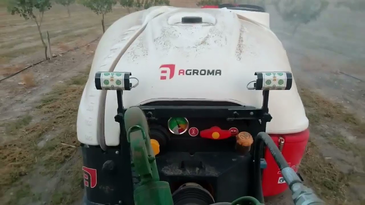 Smart Spraying in Action 🚜 John Deere + Agroma Canopy Sensors in Action | Pistachio Orchard POV