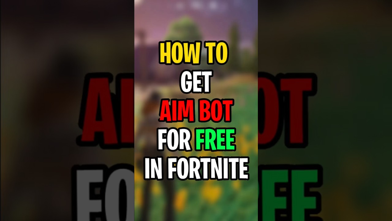 Как получить БЕСПЛАТНЫЙ AimBot в Fortnite 😂 #шорты
