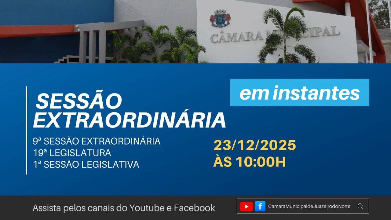 CÂMARA MUNICIPAL DE JUAZEIRO DO NORTE/CE, 23 DE DEZEMBRO DE 2025