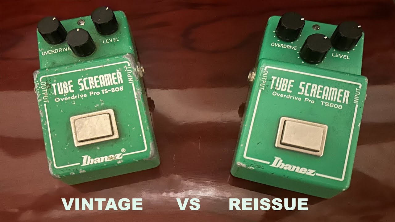 Ibanez Tube Screamer TS-808 Shootout (Vintage vs Reissue)