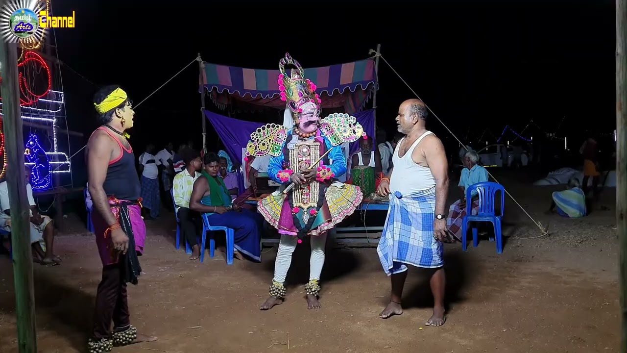 3 Tarmar entry | 18ம் போர் | பார்த்த சாரதி நாடக சபா |  Tamil Therukoothu