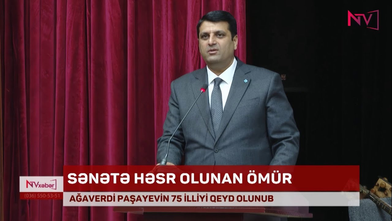NDU-da  Xalq artisti, dirijor Ağaverdi Paşayevin 75 illik yubileyi qeyd olunub