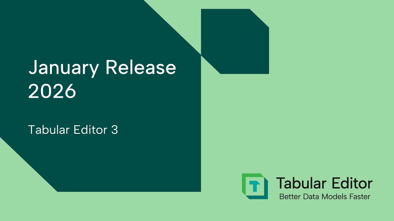January 2026 release of Tabular Editor 3