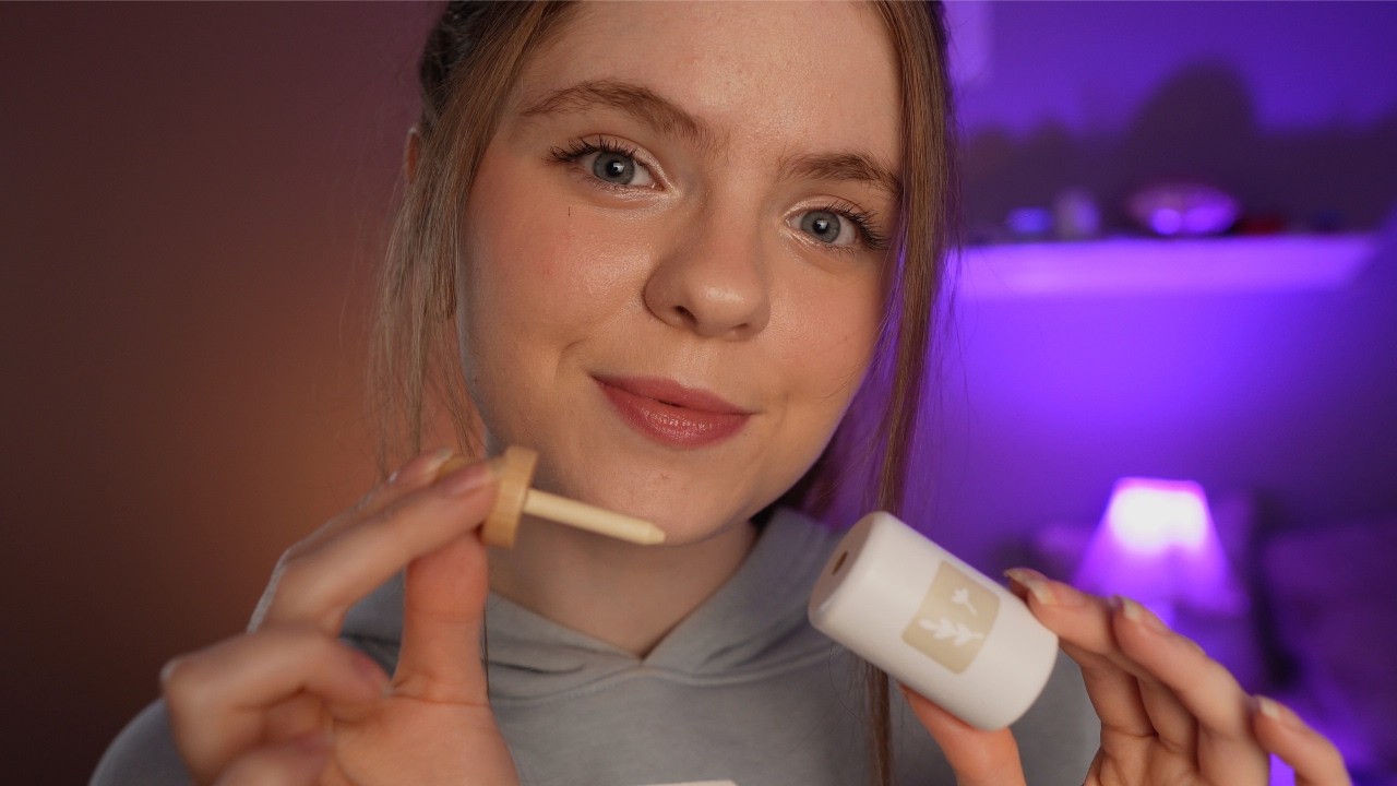 ASMR Деревянный спа для лица Pampering & Personal Attention WITH Layered Sounds 🪵✨