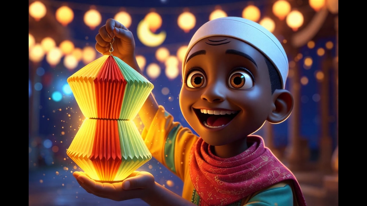 عمل فانوس رمضان من الورق روعة الروعة و بدون ادوات