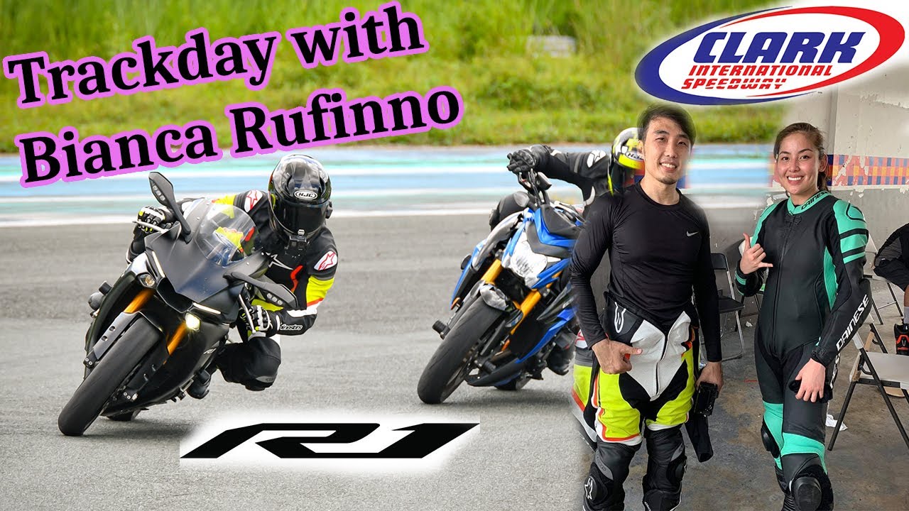 Trackday with my Yamaha R1 feat. Bianca Rufinno part 2