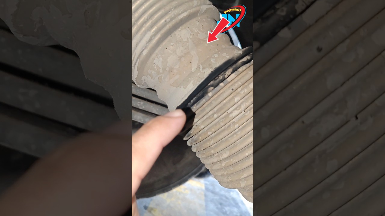 Tata bs6 silencer cracked ! Ats Exhaust pipe leak problem#jangrank07 #mechanic