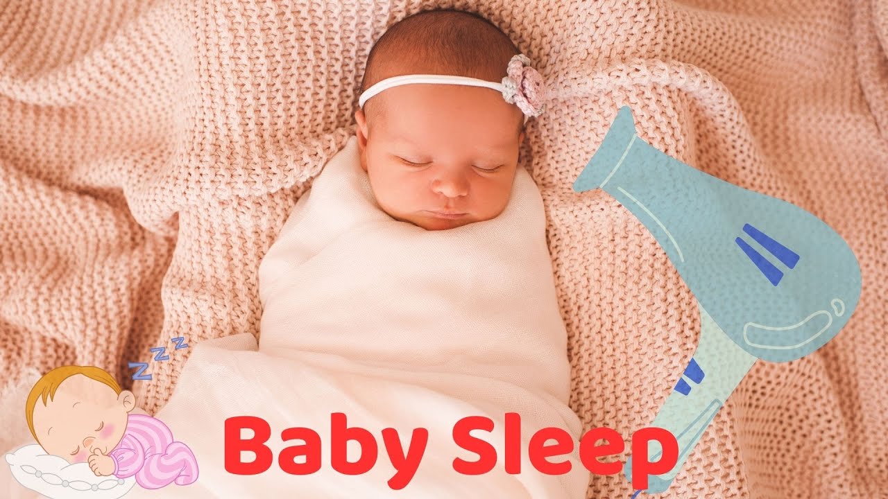 120min Hair Dryer Sound for Babies - White Noise for Deep Baby Sleep