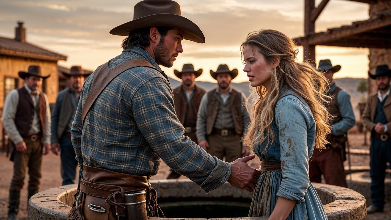 The Men Surrounded Her at the Well, A Cowboy Appeared and Said 