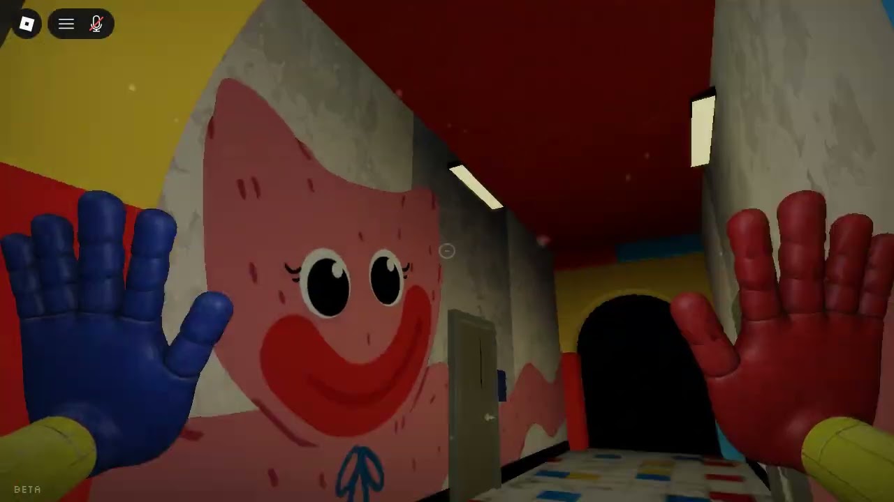 jugando poppy playtime en roblooox!!! :3