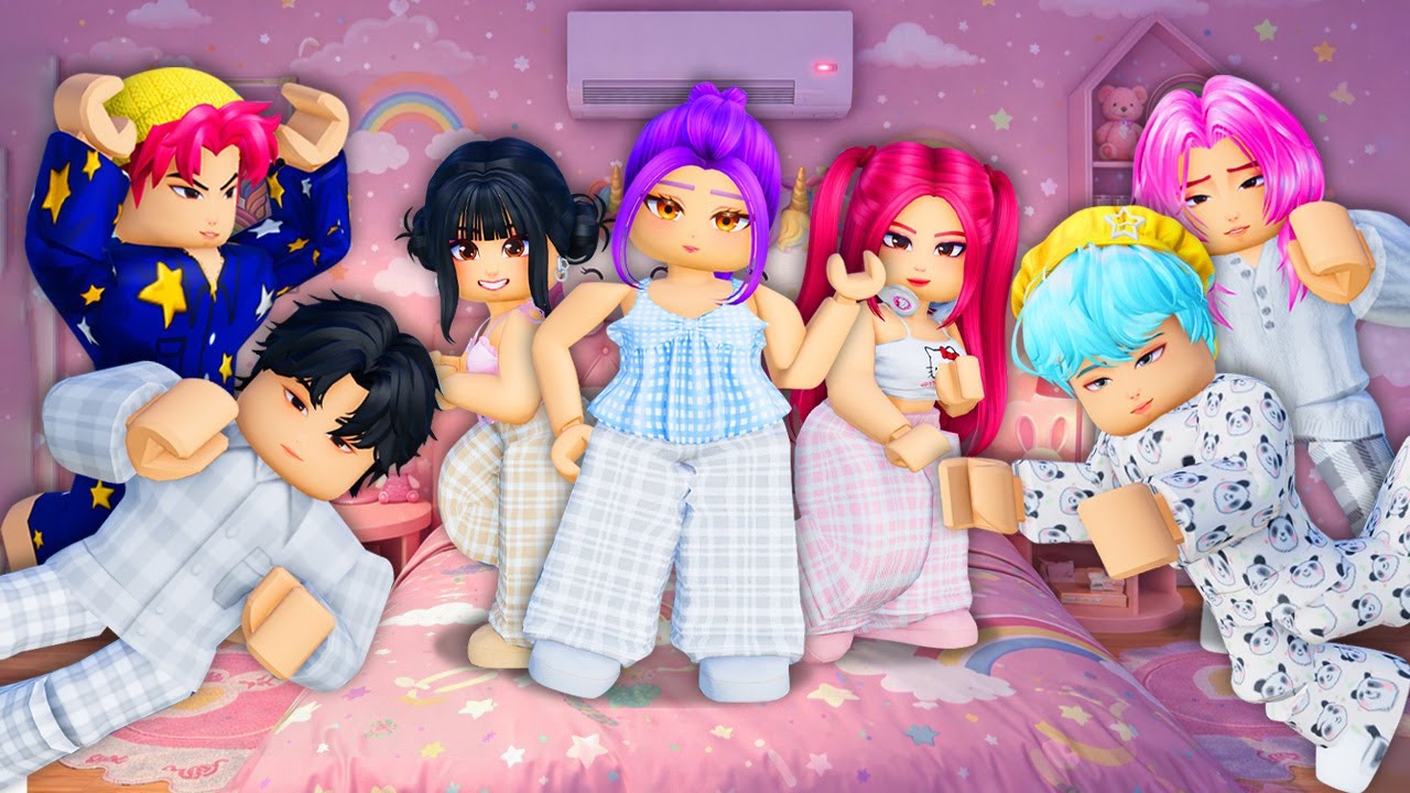 5 CRAZY FAN BOYS SNUCK INTO RUMI’S SLEEPOVER IN ROBLOX! (Kpop Demon Hunters)