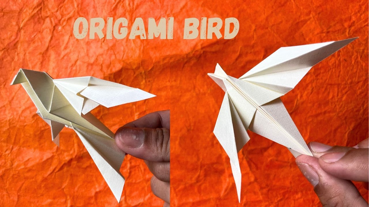 Origami Hawk Step by Step Tutorial | Black Paper Bird | Origami Bird 