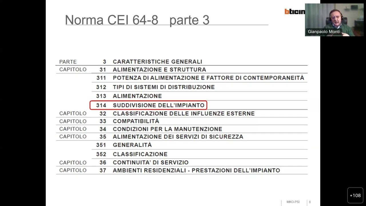 Bticino webinar - Norma CEI 64 8  Parti 1 4