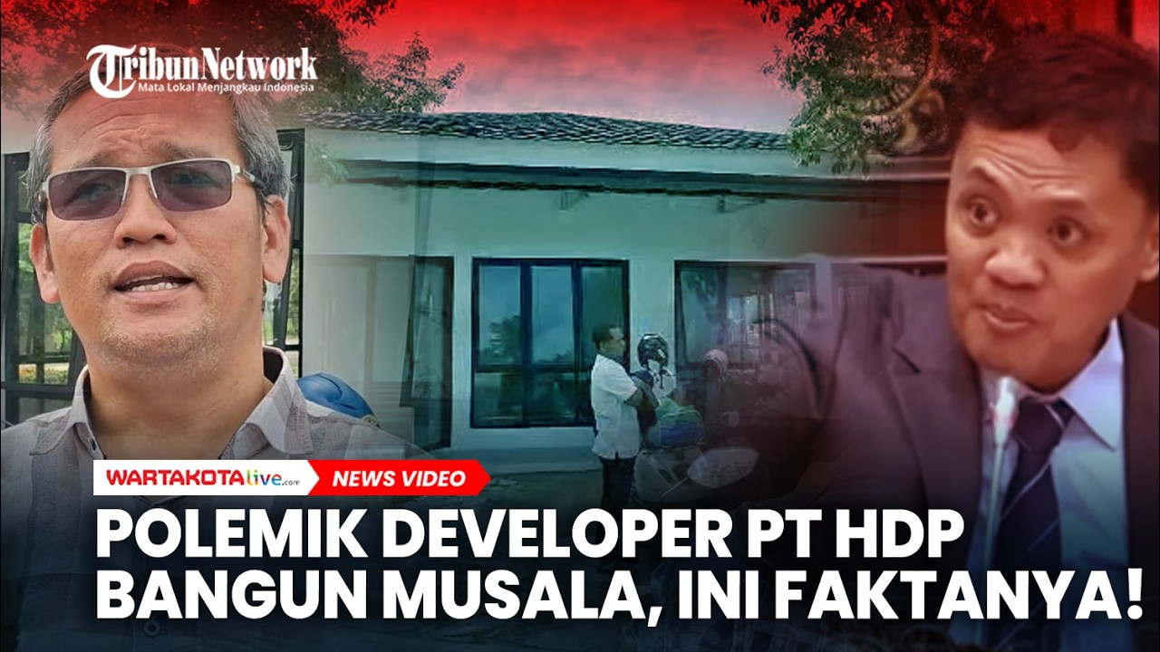 Developer PT HDP Bangun Musala di Kawasan Sebagai Solusi Persoalan Warga Klaster