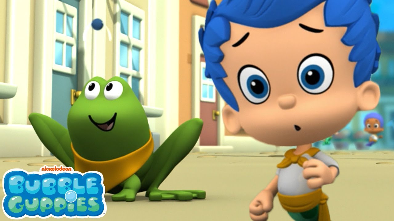 Gil's Adventure Race With The Bullfrogs 🐸 | Bubble Guppies