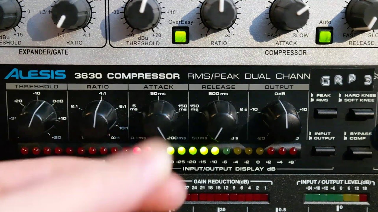 Alesis 3630 Compressor: Drums, Guitars, Vocals & Full Mix