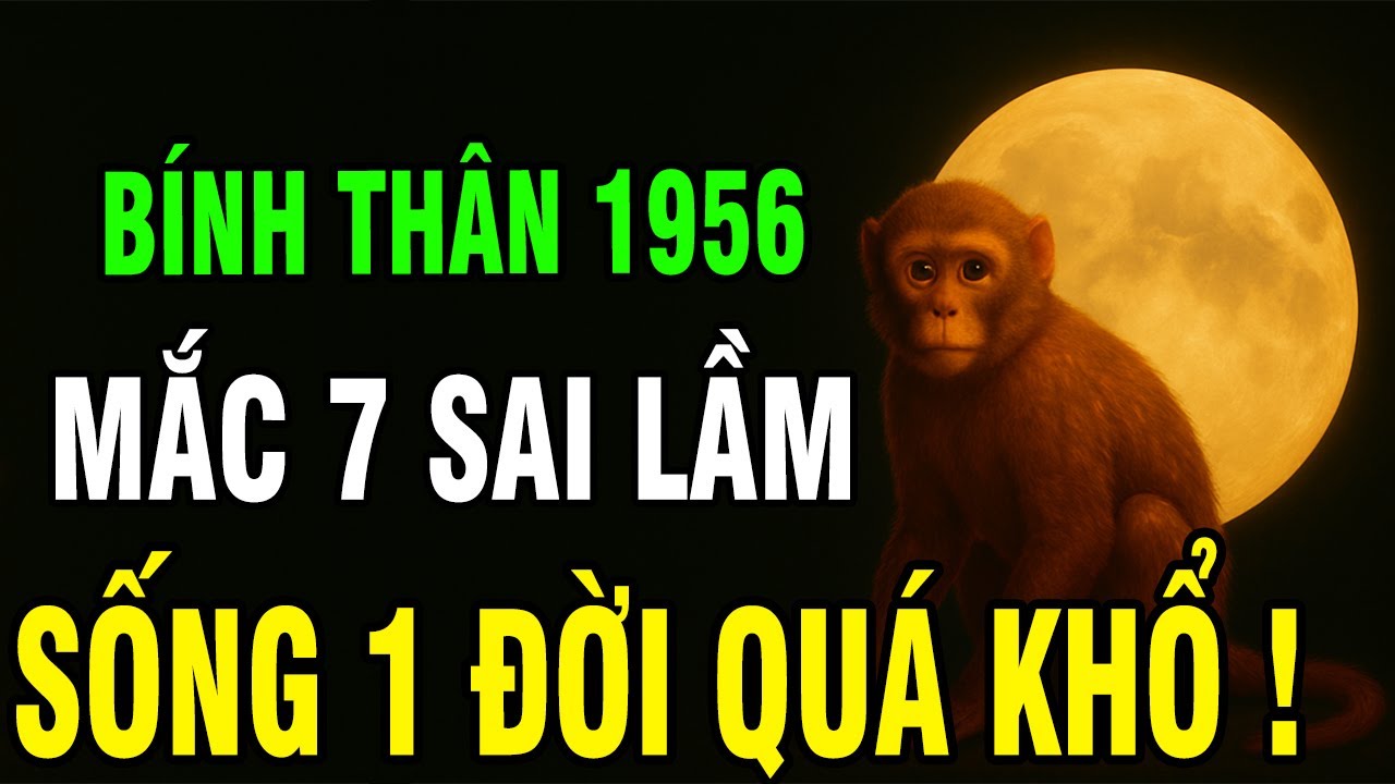 Bính Thân 1956 – 7 Sai Lầm Âm Thầm Khiến Hậu Vận Lao Dốc: Lời Cảnh Báo Khiến Ai Cũng Bàng Hoàng!