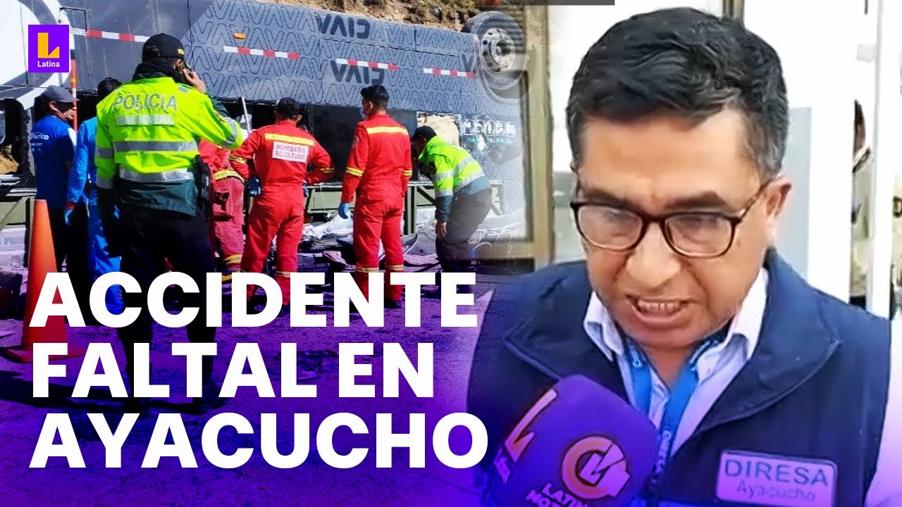Accidente fatal en Ayacucho: 