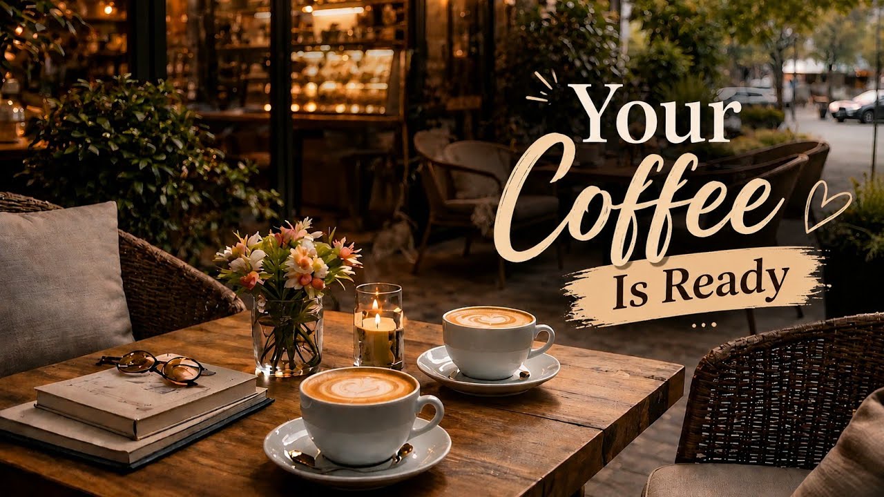 Soft Acoustic Guitar | Calm Café Morning Ambience