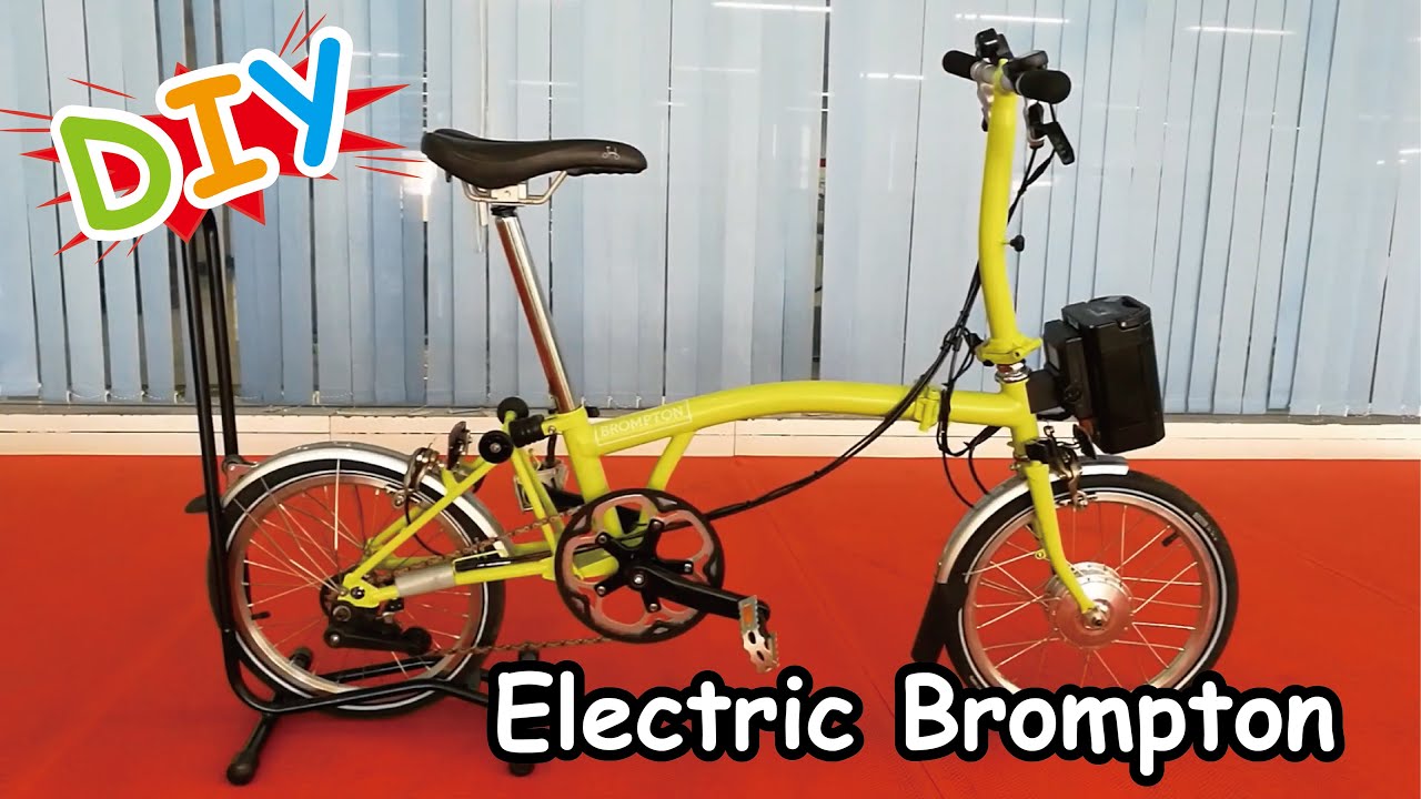 eRider DIY Conversion Kit for Brompton Bike (with External Speed Sensor)