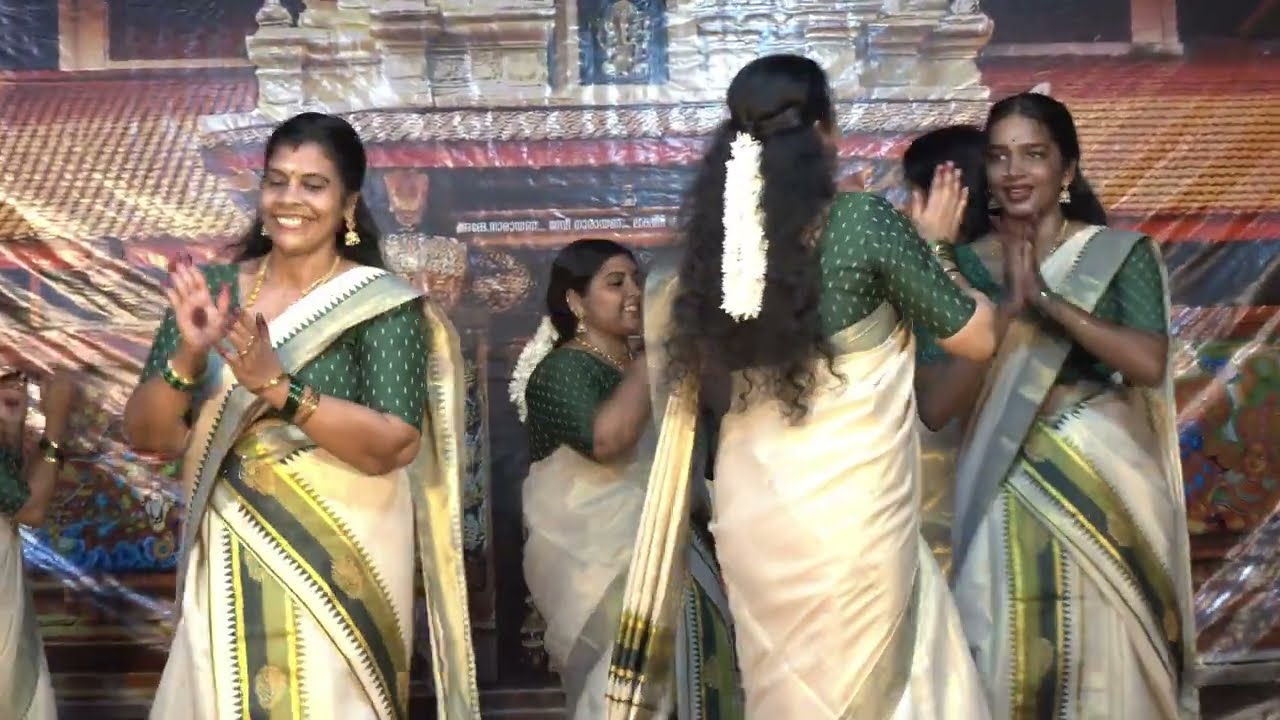 കണ്ടാൽ കണ്ണിനു കുളിർമ, തനിമയാർന്ന മലയാളി തിരുവാതിര❤️ഈ  തിരുവാതിര ഒന്നു കണ്ടുനോക്കൂ 👌