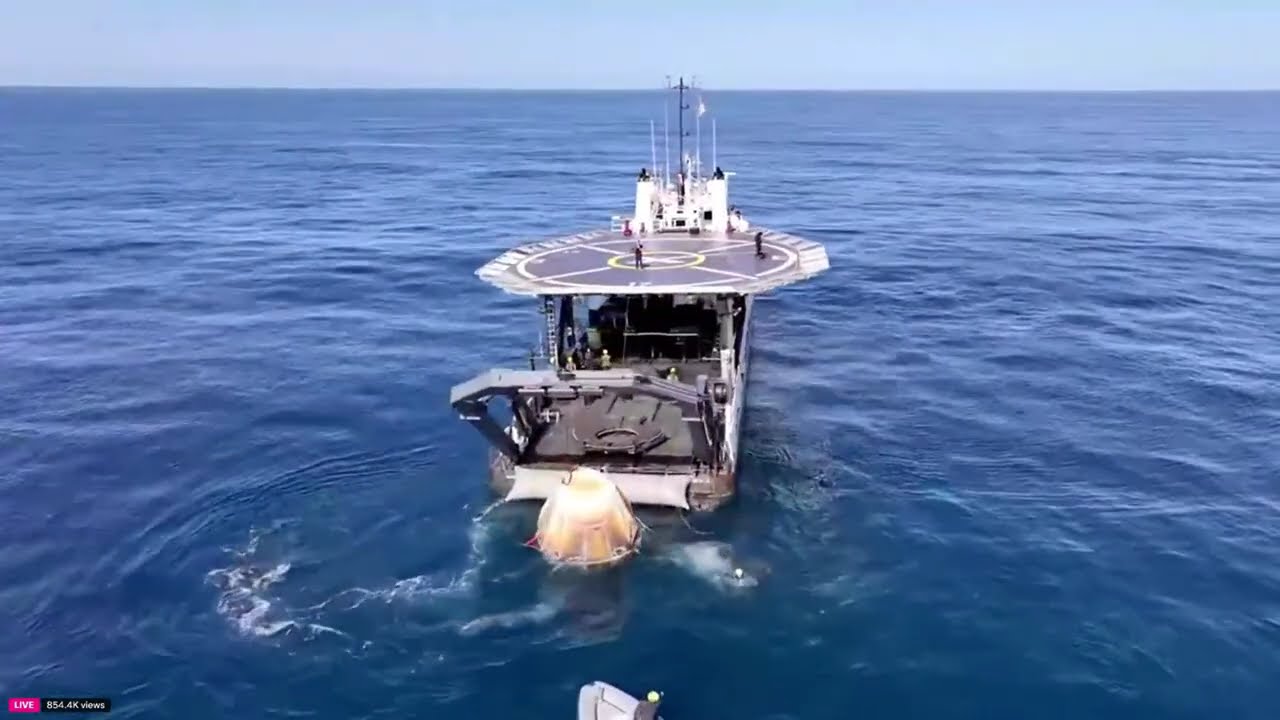 SpaceX's Fram2 astronaut mission return to Earth
