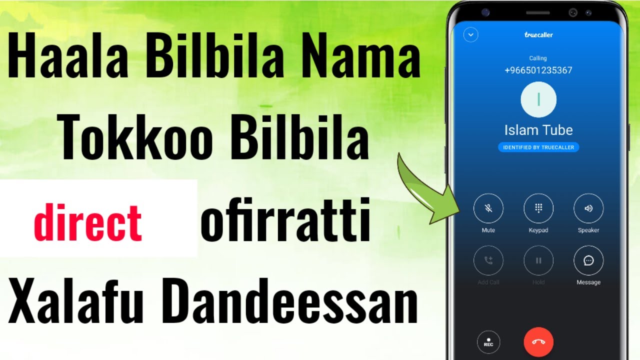 Haala Bilbila Nama Tokkoo Bilbila direct ofirratti Xalafu Dandeessan