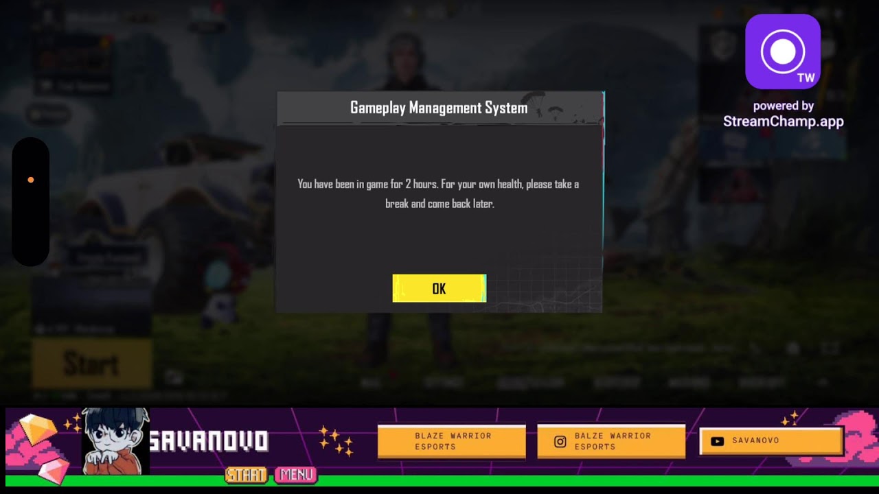 Broadcast powered by StreamChamp