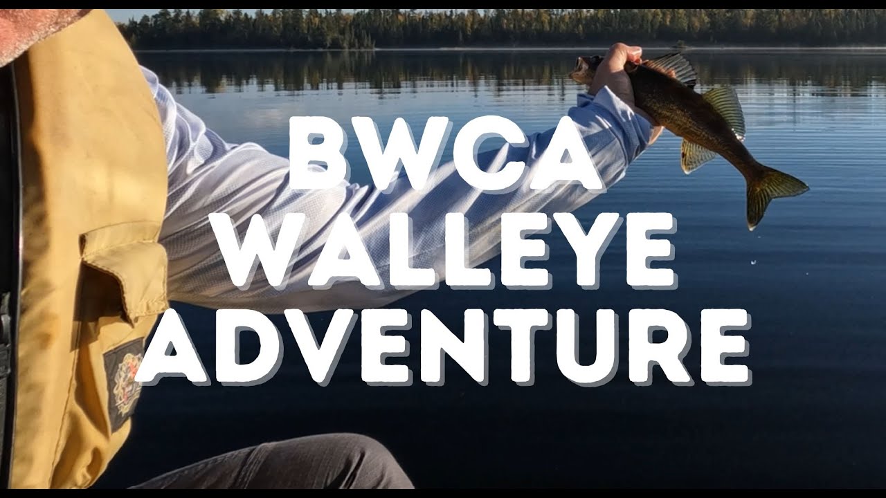 WALLEYE FISHING ADVENTURE IN THE BWCA || Fishing, Camping, Canoeing