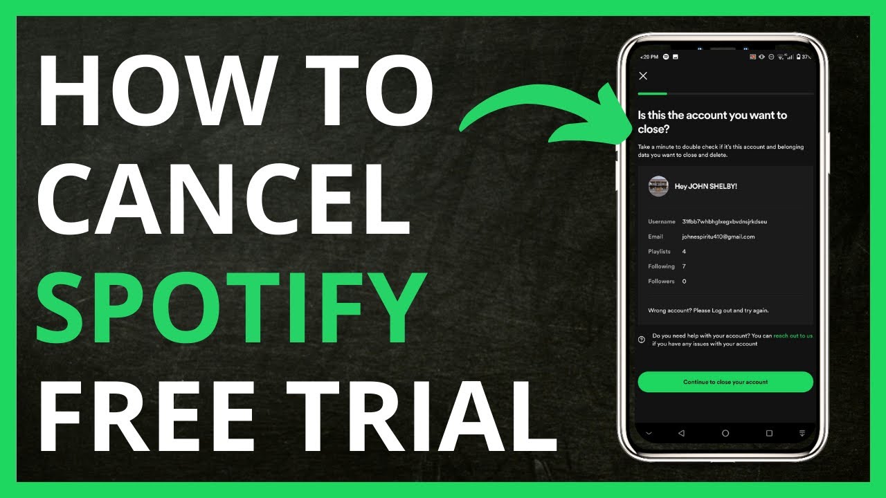 How To Cancel Spotify Free Trial in 2024