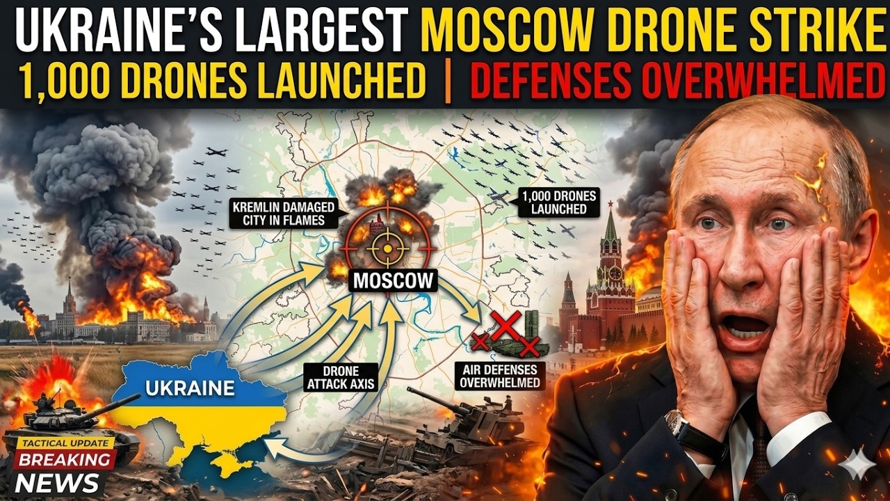 1,000 Ukrainian Drones Just Hit Moscow&hellip; Russian Air Defenses Were OVERWHELMED