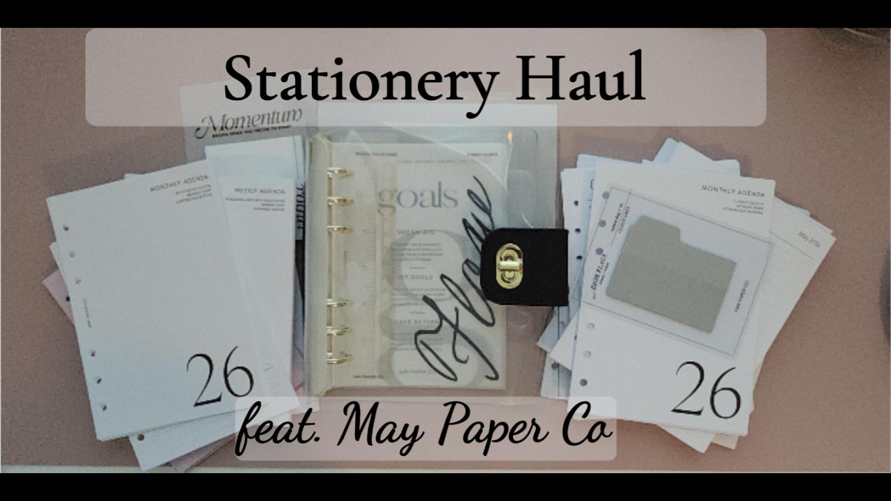 Покупка канцелярских товаров | Коробка для распродажи от May Paper Co.