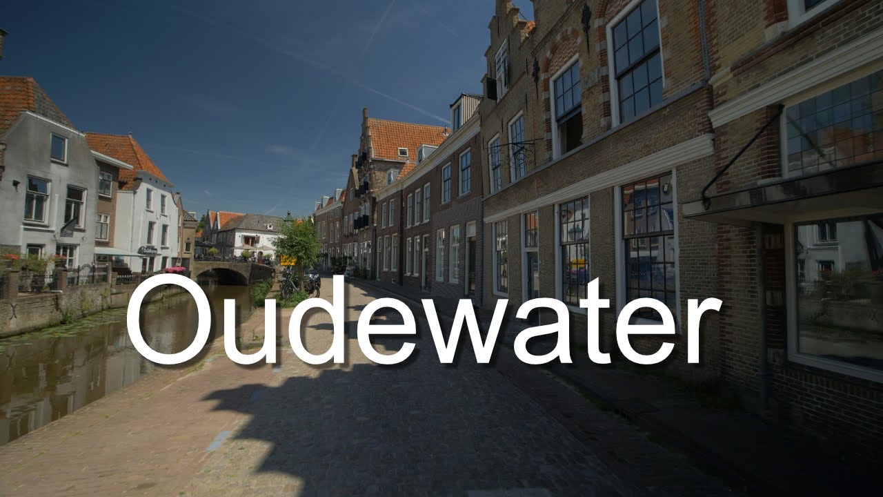 The beautiful old town of Oudewater in the Netherlands.