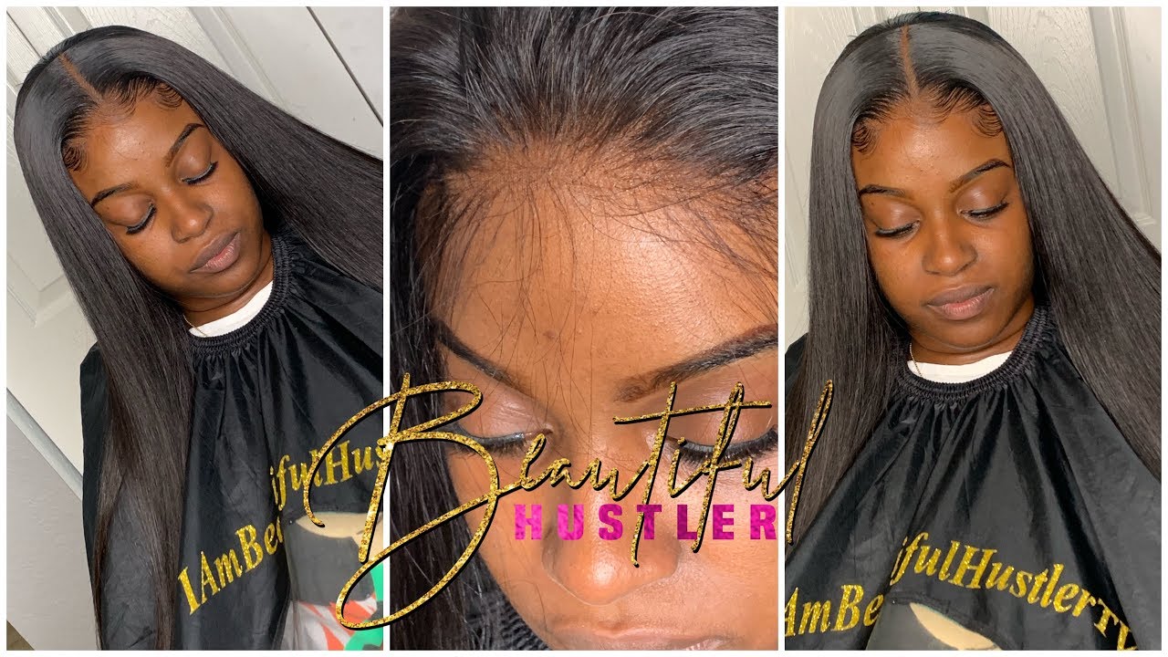 REQUESTED😍|Lace Closure Middle Part Installation |Celebrity Remi Hair