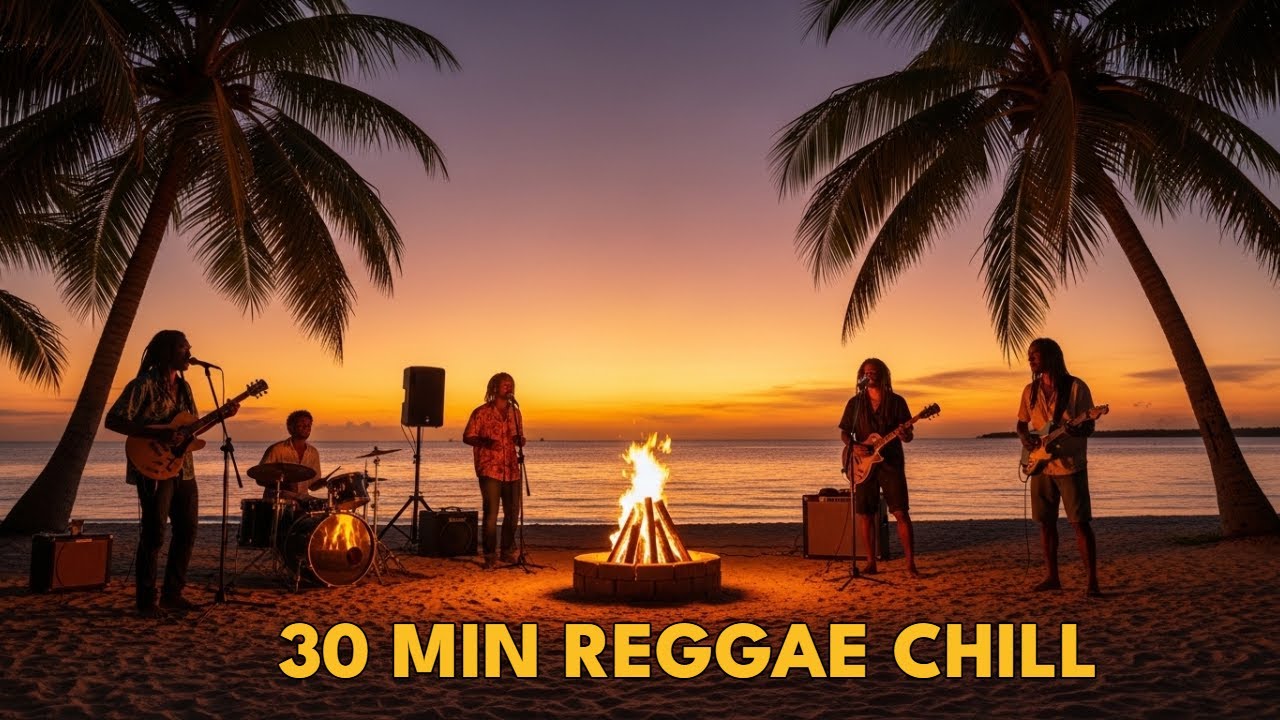 30 Minute Reggae Chill 🌴 Relaxing Island Vibes | Stress Relief & Good Mood Music